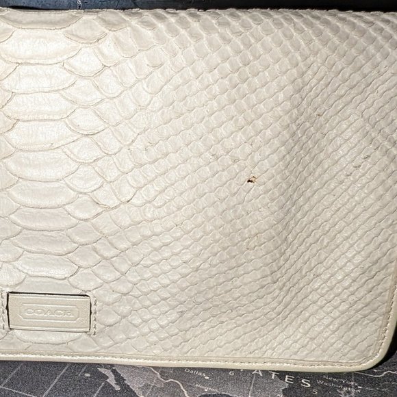 Coach Clutch - White Python - Picture 14 of 14